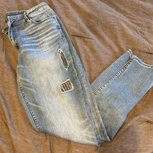 White House black market size 14 embellished  jeans slim fit